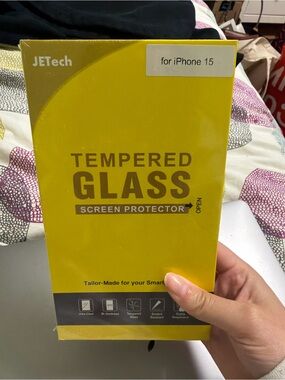 (2/$5)⚠️ Tempered Glass Screen Protector for iPhone 15